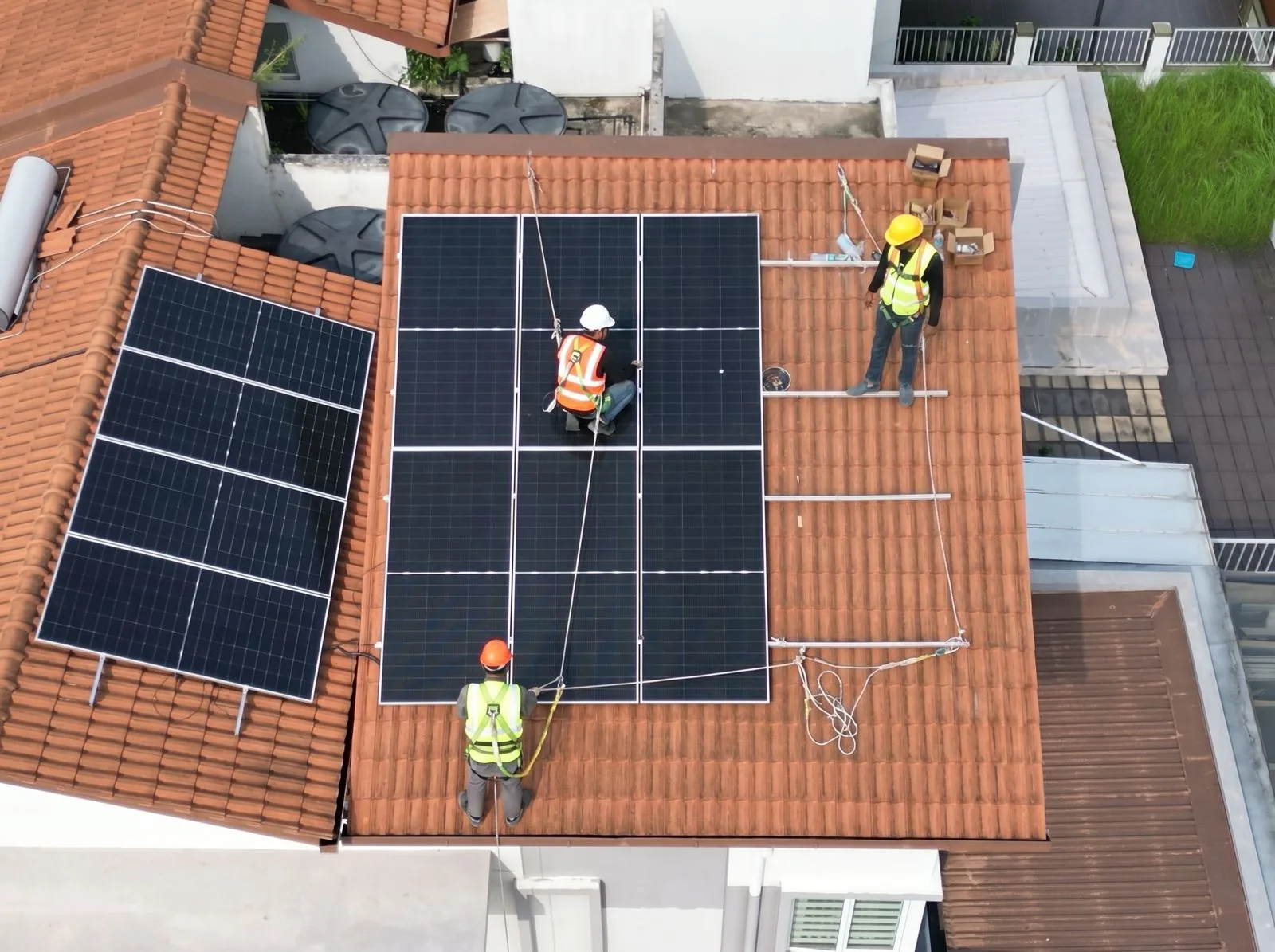 Landed Residential Rooftop Solar Installation