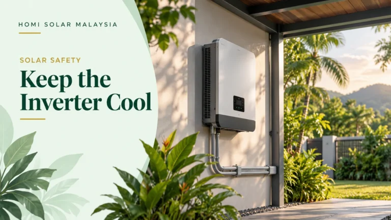 AI-generated editorial illustration introducing solar inverter ventilation and safe observation