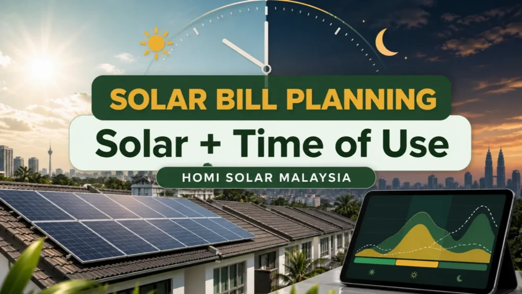 HOMI Solar Malaysia guide to rooftop solar and TNB Time-of-Use bill planning